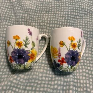 Mikasa Floral Gia Bone China Mugs set of 2